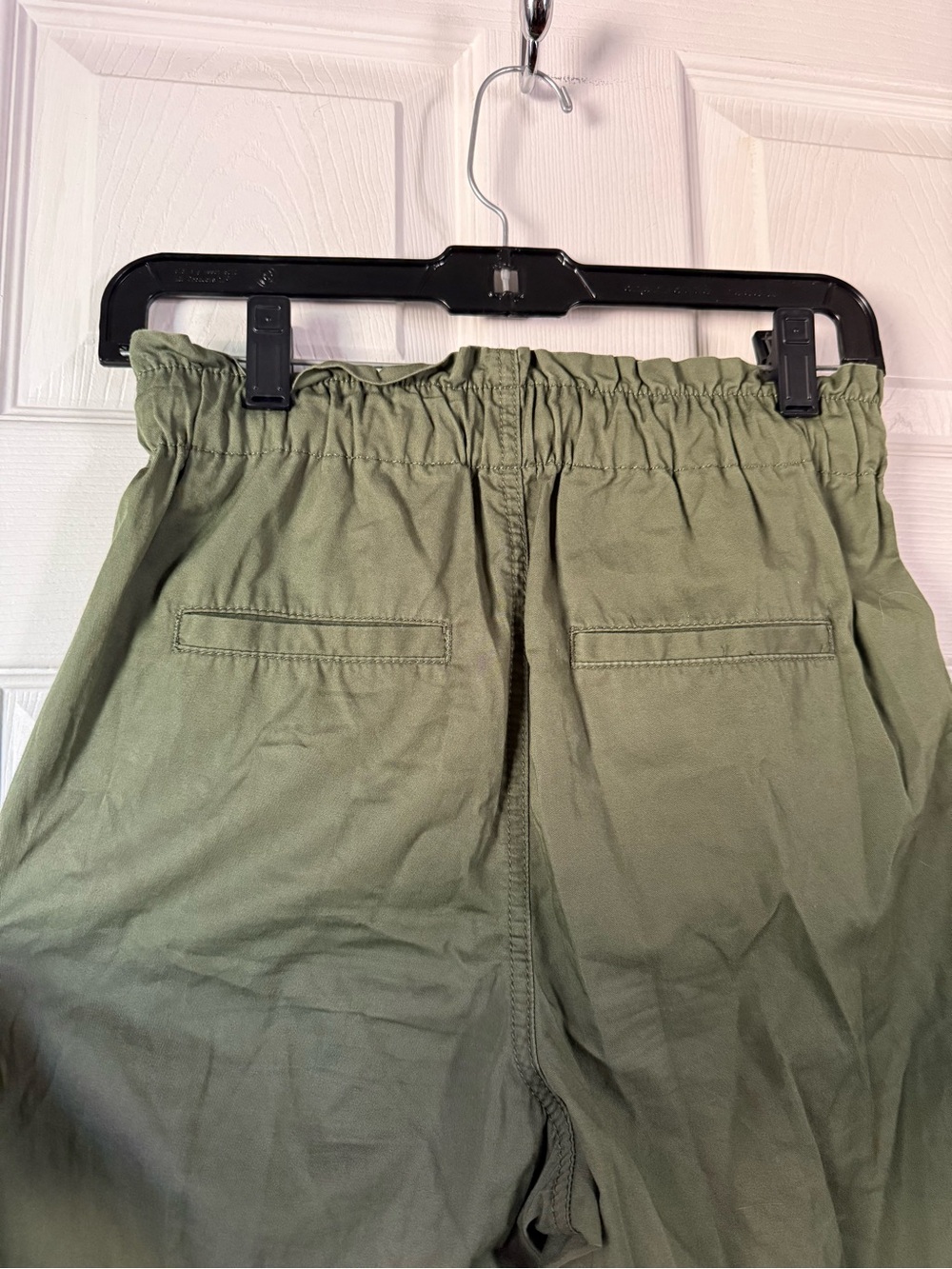 Olive Green Drawstring Pants - Picture 4 of 4